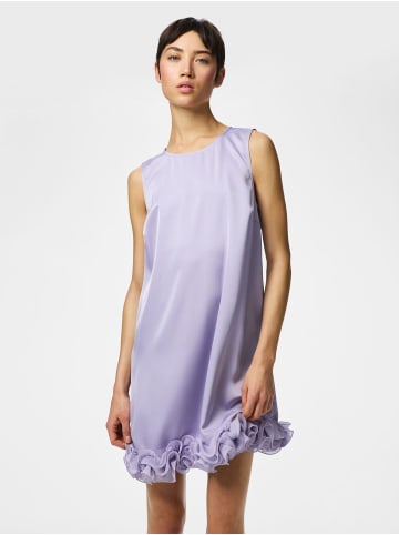 Pieces Midikleid in Pastel Lilac1