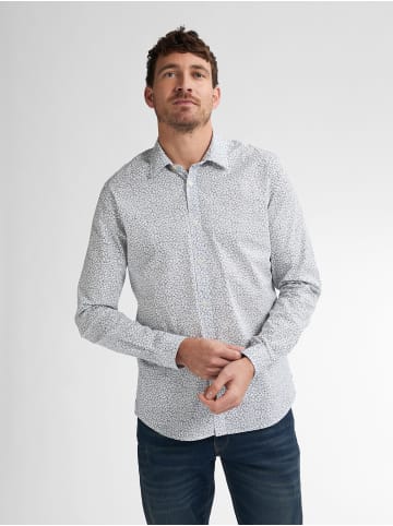 Petrol Industries Hemd mit Allover-Muster Surfcrest in Weiß