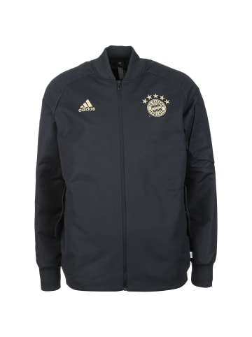 adidas Performance Trainingsjacke FC Bayern München Travel in dunkelgrau / gold