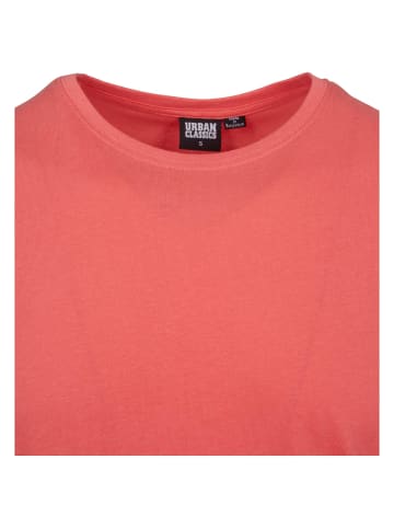 Urban Classics Lange T-Shirts in coral