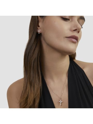 Tamaris Halskette Cross in roségold