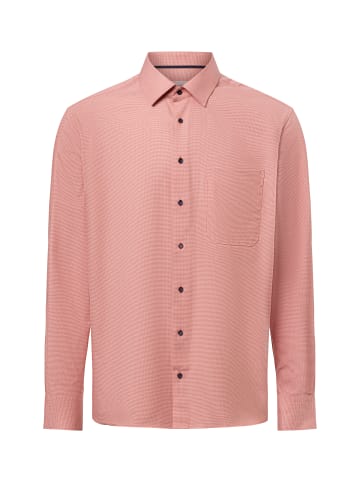 Eterna Hemd in orange weiß - 0003