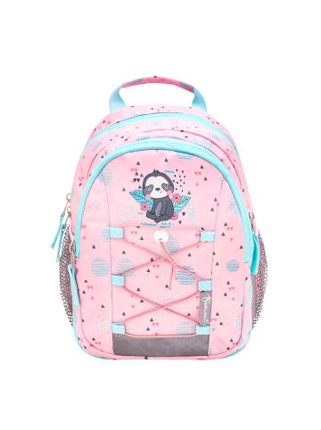 Belmil Kindergartenrucksack "Mini Kiddy Little Sloth" in pink, blau