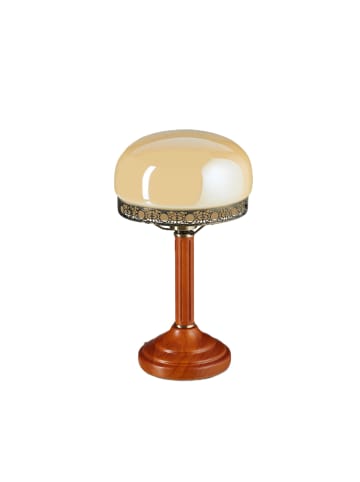 Tischlampe in Braun - (H)39 x Ø21 cm