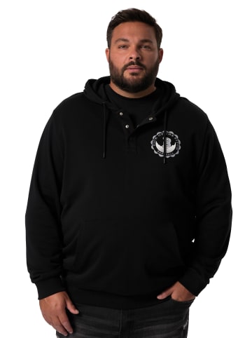 Men Plus Sweatshirt in schwarz