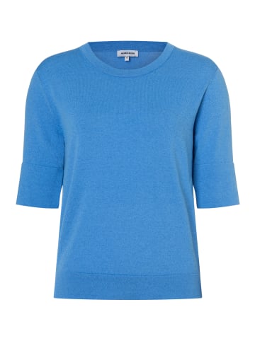 More & More figurbetonter Halbarmpullover in breeze blue