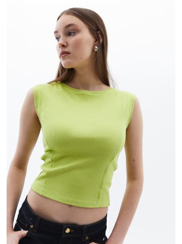 OXXO Carmenshirt BRIGHT CHARTREUSE