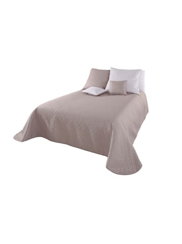 Heine Tagesdecke in taupe-ecru