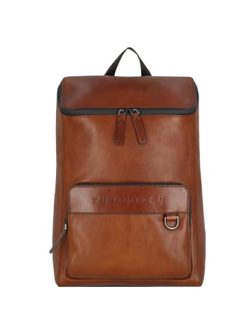 The Bridge Damiano Rucksack Leder 41 cm Laptopfach in marrone