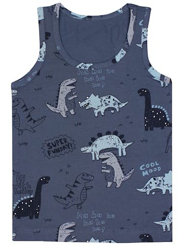 TupTam Kinder Jungen Unterhemd Ärmellos 5er Pack in blau