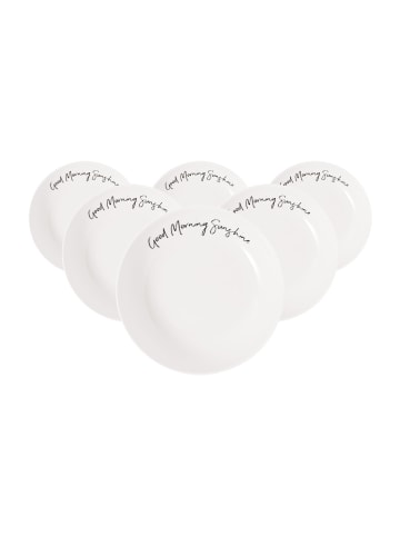 Villeroy & Boch 6er Set Schalen Good Morning Sunshine Statement ø 18,7 cm in weiß