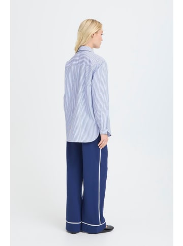 b. young Langarm BYHANIO Regular fit in HANIO STRIPE DELLA ROBBIA BLUE