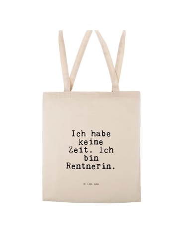 Mr. & Mrs. Panda Umhängetasche Ich habe keine Zeit.... mit Spruch in Creme