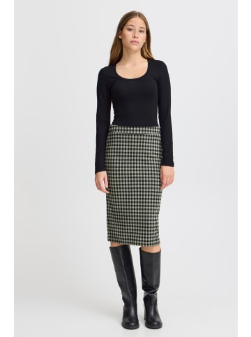 ICHI IHKATE CHECKY SK slim fit in Vetiver