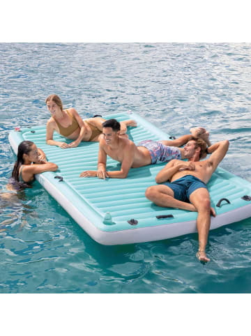 Intex Luftmatratze - Water Lounge 310x183x18cm, für 4 Personen in blau