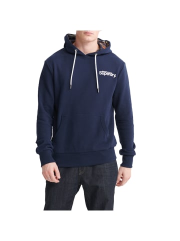 Superdry Sweatshirt Super 5´s Hood UB in blau