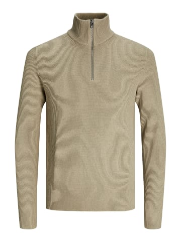 Jack & Jones Gemütlicher Pullover für kühlere Tage, mit Rundhalsausschnitt. in Beige