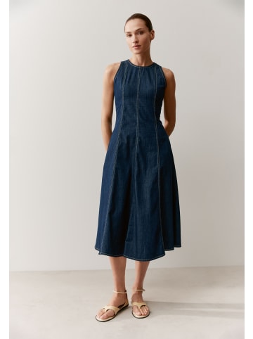 More & More ärmelloses, ausgestelltes Jeanskleid in dark blue denim