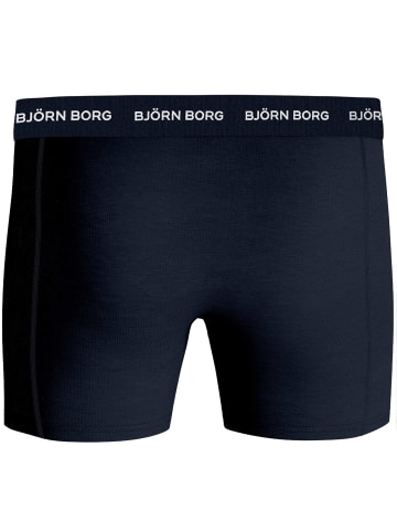 Björn Borg Boxershort 5er Pack in Dunkelblau/Olive/Hellgrau/Schwarz