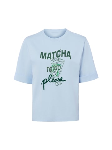 MARC CAIN SPORTS T-Shirt in hellblau tanne - 0001