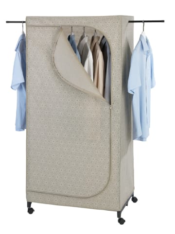 Wenko Kleiderschrank Mod. Balance mit Rollen, Kleiderschrank Balance mit Rollen in Taupe