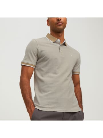 Jack and Jones Poloshirt Paulos Polo in Beige