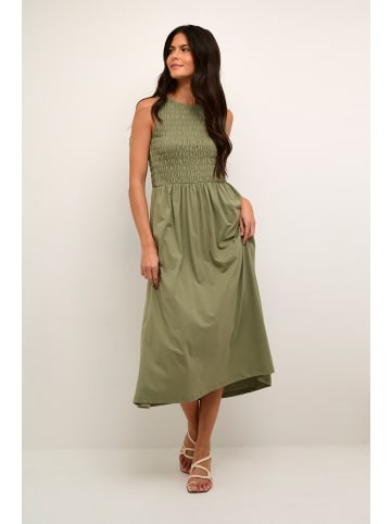 Cream Jerseykleid CRLula A-shape in Oil Green