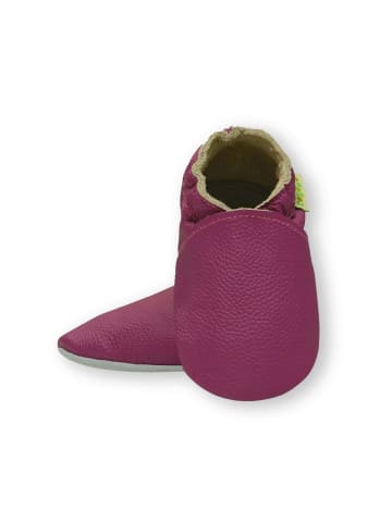 Sayoyo Baby Krabbelschuhe aus Leder, weiche Lauflernschuhe mit rutschfester Sohle 