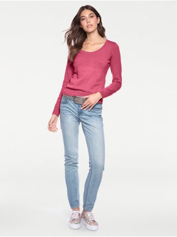 Heine Rundhalspullover in pink