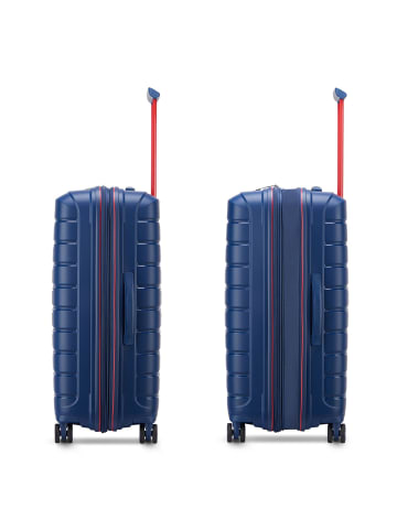 Roncato B-Flying Move 4 Rollen Kofferset 3-teilig mit Dehnfalte in ultramarine blue