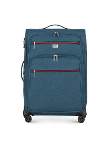 Wittchen Suitcase from polyester material (H) 70 x (B) 46,5 x (T) 26 cm in Dark blue