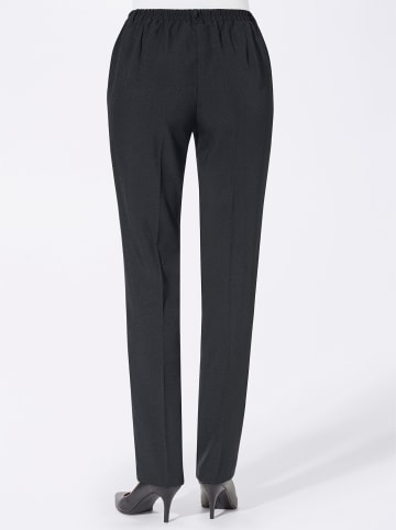 Sieh an! Bügelfaltenhose in schwarz