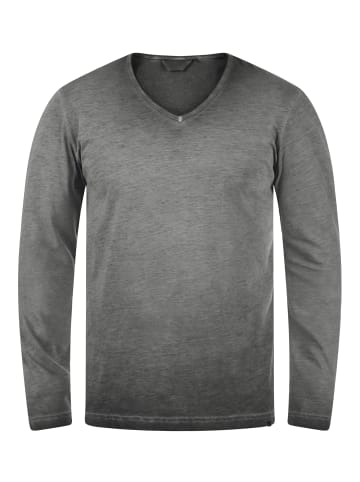 !SOLID Langarmshirt in grau