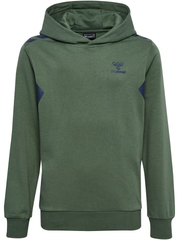 Hummel Hoodie Hmlstaltic Cotton Hoodie Kids in DUCK GREEN