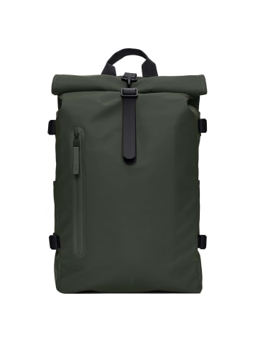 RAINS Rolltop - Rucksack L 16" 52 cm (blur) in grün