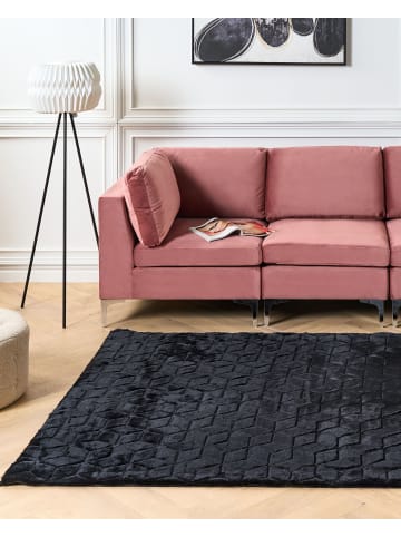 Beliani Shaggy THATTA in Schwarz - (W) 160 x (L) 230 cm