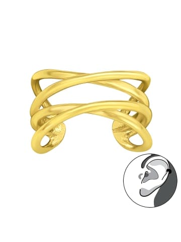 Alexander York EAR CUFF in 925 Sterling Silber in gold
