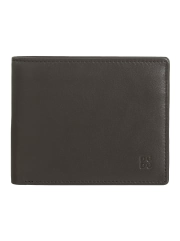 DuDu Geldbörse Leder 12.5 cm in coffee brown