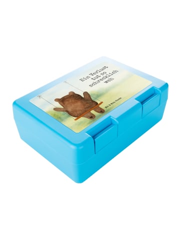 Mr. & Mrs. Panda Snackbox Bär Schaukel Design mit Spruch in Weiß