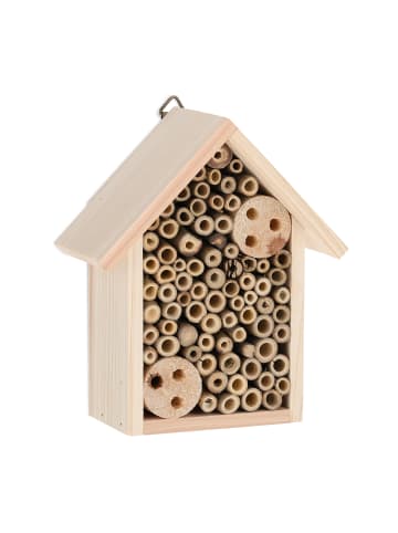 relaxdays Insektenhotel in Natur - (B)17 x (H)20 x (T)8,5 cm