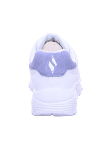 Skechers UNO LITE - SUEDE POP UNO LITE - SUEDE POP in white/periwinkle