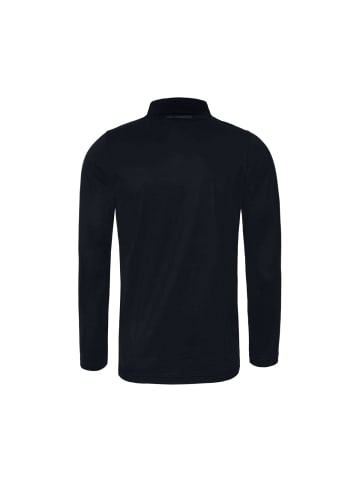 Karl Lagerfeld Langarm-Poloshirt 745000 in dunkelblau