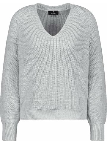 monari V-Kragen Pullover für Damen in uni