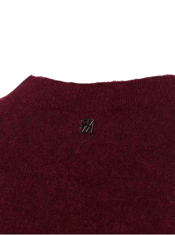Mos Mosh Kurzarmpullover MMMape in bordeaux - 0002