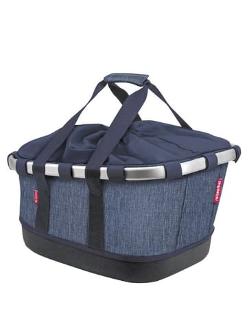 KLICKfix reisenthel Bikebasket GT 21 - Gepäckträgerkorb (Uniklip) (twist blue) in twist blue