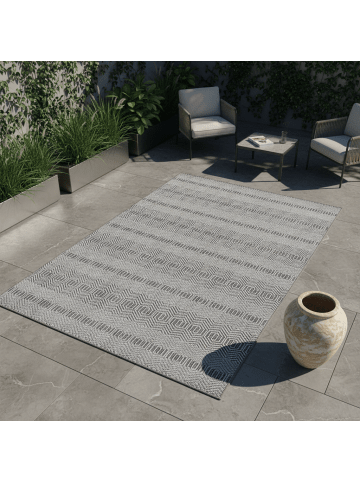 KADIMA DESIGN Teppich Outdoor Waschbar Boho ORLA Strapazierfähig OEKO-TEX Balkon