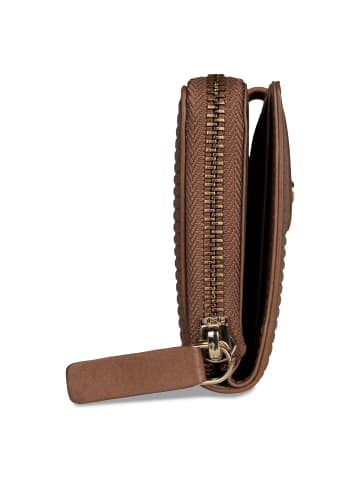 Bugatti Noemi Geldbörse Leder 18 cm cognac