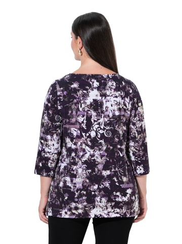 Ulla Popken Shirt in dunkle pflaume