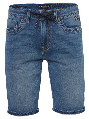 KOROSHI Bermuda Denim Stretch Regular Fit in blau