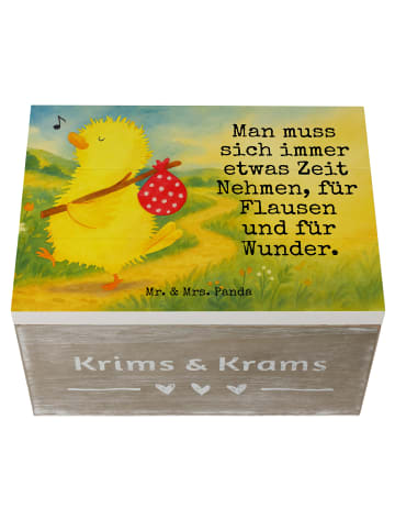 Mr. & Mrs. Panda Box Küken Wander Design mit Spruch in Weiß